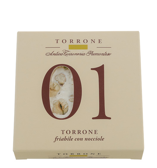 Torrone hart mit Haselnüssen Nr. 1